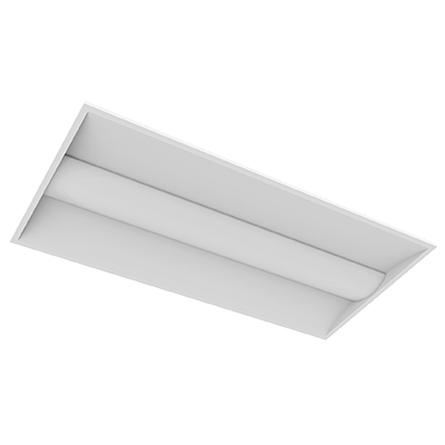 Lighting Spot 26 LS-GLTR-2X4WT-3CCT 2’X4’ LED Center Basket Troffer With Tunable Wattage - Color Temperature: 3CCT - Finish: White