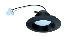 4" Selectable 5CCT Smooth 12V Low Voltage Bi-pin, Lumens 750 lm, Wattage 10W, Black Finish