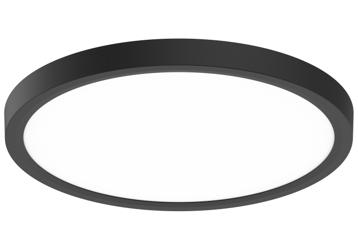 Lighting Spot 26 LS-SM-9R-18W-5CCT-BL 9'' LED Slim Panel light - Color Temperature: 5CCT - Finish: Black
