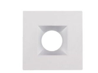 Lighting Spot 26 LS-T-1-SQ-WH 1” Square Trim for LS-1-5CCT, White Finish