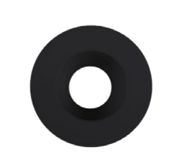 Lighting Spot 26 LS-T-2-R-BL 2” Round Trim for LS-1-5CCT, Black Finish