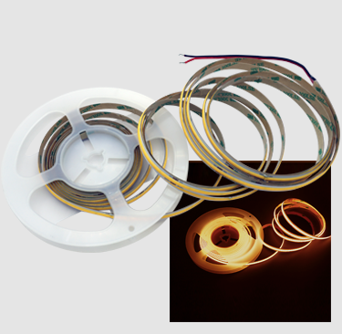 Lighting Spot 26 LS-TPC12.5W-24V-5M-30K 16.4ft. COB Tape Light, 1400lm/ft with 1600 Chips on Board, Wattage 12.5W, Voltage 24V, Color Temperature 3000K