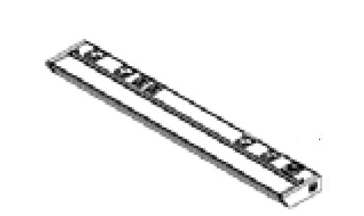 24'' LED Under Cabinet Light 5-CCT Selectable with Two USB Ports and Three Outlets