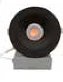4'' LED Round Canless LED Recessed Downlight Selectable CCT (30K/40K/50K) Black Finish