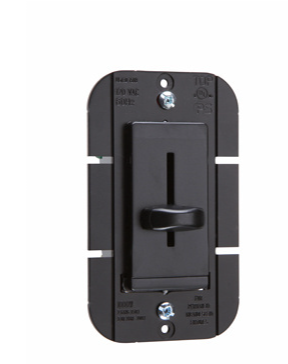 Wattstopper LS1000BK LS Series Incandescent Slide Dimmer, Black