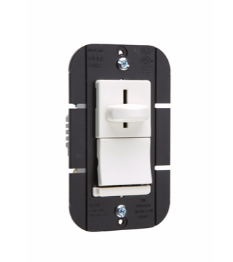 Wattstopper LS1003PI LS Series Incandescent Slide Dimmer, 3way Preset, Ivory