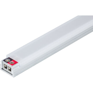 Task Lighting LS4P724V30-08W4 26-15/16" 400 Lumens/Ft. 24-Volt High Output Flat Linear Fixture, Single-White, Fits 30" Wall Cabinet, 702 Lumens/Fixture, 8 Watts, Cool White 4000K