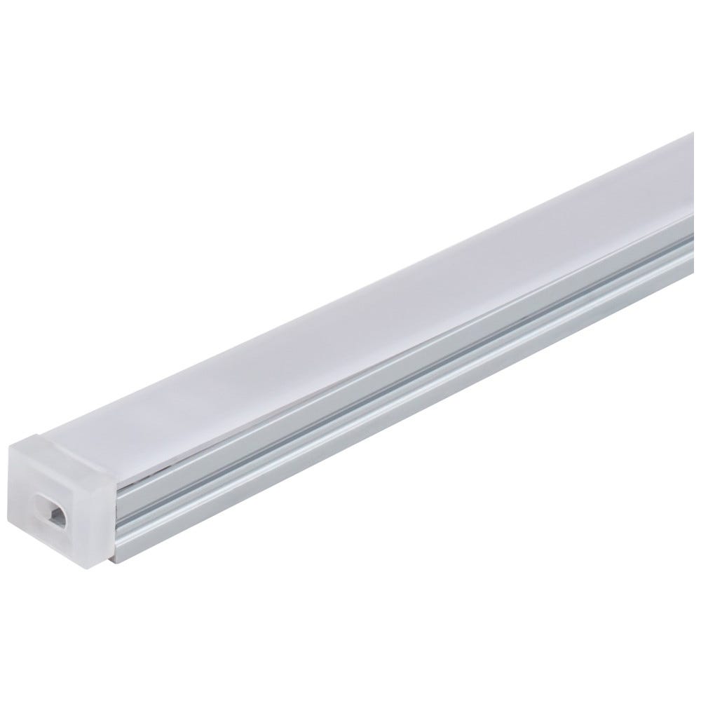 Task Lighting LS6PD24V36-15W3 33-9/16" 600 Lumens/Ft. 24-Volt Higher Output Dual Mount Linear Fixture, Single-White, Fits 36" Wall Cabinet, 1184 Lumens/Fixture, 15 Watts, Soft White 3000K