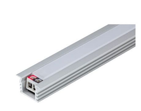 Task Lighting LS6PX24V45-20W3 42-1/16" 600 Lumens/Ft. 24-Volt Higher Output Recessed Linear Fixture, Single-White, Fits 45" Wall Cabinet, 1683 Lumens/Fixture, 20 Watts, Soft White 3000K