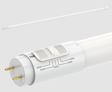Lighting Spot 26 LSB-4-T8-AB-5CCT 4ft. T8 Type A+B Selectable LED Glass Tube, Multi-Color Temperature