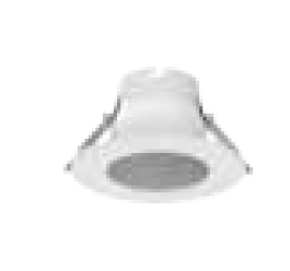Lighting Spot 26 LSCD-6RR-WWH 6” Round Matte White Reflector with White Flange finish
