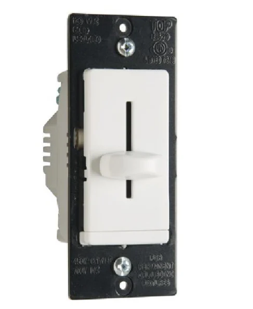 Wattstopper LSCL450 LS Trademaster CFL/LED/Incandescent Single-Pole, Non-Preset Dimmer White Finish