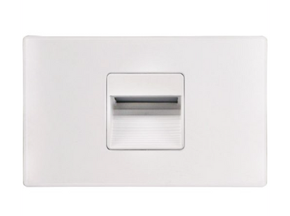 Lotus LED Lights LSD-3K-WH 2.5 Watt Vertical Led Step Light - 3000k - 125 Lumens - 120v - White Finish