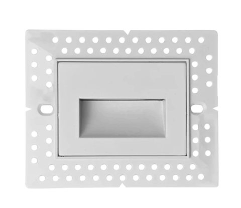 Lotus LED Lights LSD06-5CCTWH Trimless Step Light White Horizontal 120V 3W 5CCT
