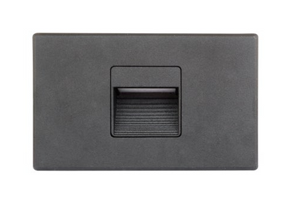 Lotus LED Lights LSD09-5CCT-BK 3 Watt Vertical Led Step Light - 27k / 3k / 35k / 4k / 5k - 90 Lumens - 120v - Black Finish