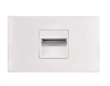 Lotus LED Lights LSD09-5CCT-WH 3 Watt Vertical Led Step Light - 27k / 3k / 35k / 4k / 5k - 90 Lumens - 120v - White Finish