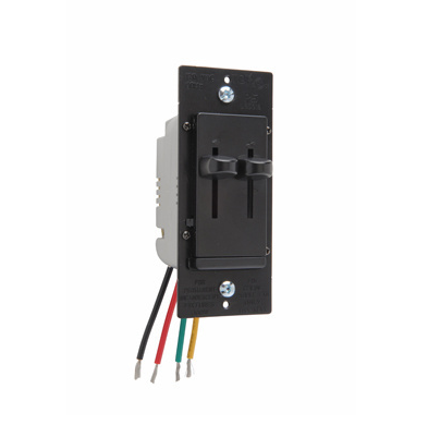 Wattstopper LSDC16BKV LS Series Fan Speed/Dimmer Control, Black Finish