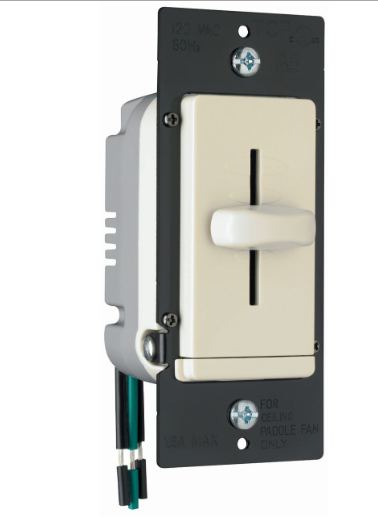 Wattstopper LSDH16LAV LS Series Fan Speed Control Light Almond Finish