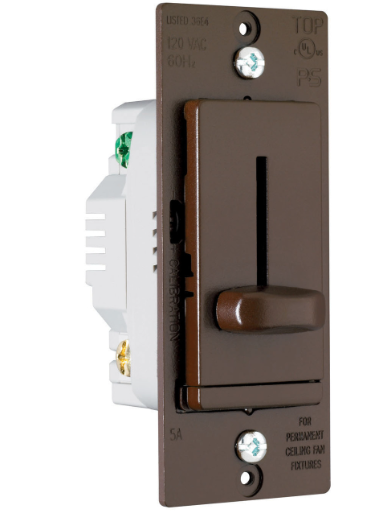 Wattstopper LSDH16V LS Series Fan Speed Control Brown Finish