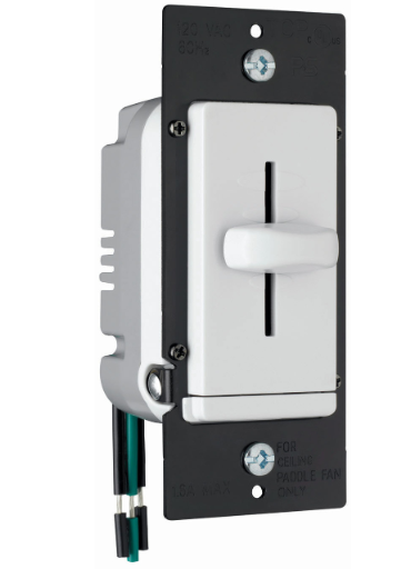 Wattstopper LSDH16WV LS Series Fan Speed Control White Finish