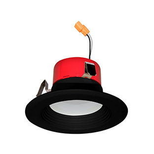 3” LED 5CCT Selectable (27K/30K/35K/40K/50K) Baffle Recessed Downlight Black Finish