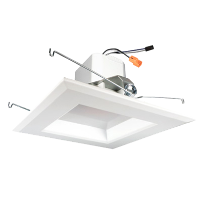 6" LED Selectable 5CCT Square Smooth LED Recessed Retrofit Downlight 0-10V Dimming