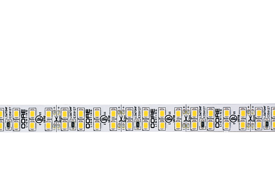 Core Lighting LSM75HF-30K-100FT-24V-HR95 6.6W High-Output Indoor Flexible LED Strip - 30K - 24V - 100 Ft - 95+ CRI