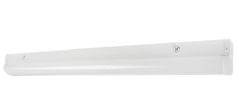 Westgate LSN-8FT-64W-40K-D 8 Foot Narrow Led Strip, Wattage 64W, Color Temperature 4000K, Voltage 120-277V, White Finish
