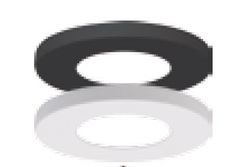 Lighting Spot 26 LSPK-TRSWH 3” Round Surface Magnectic Trim Ring, White Finish