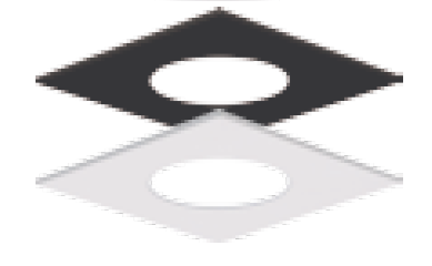 Lighting Spot 26 LSPK-TSQFWH 3” Square Flush Magnectic Trim Ring, White Finish