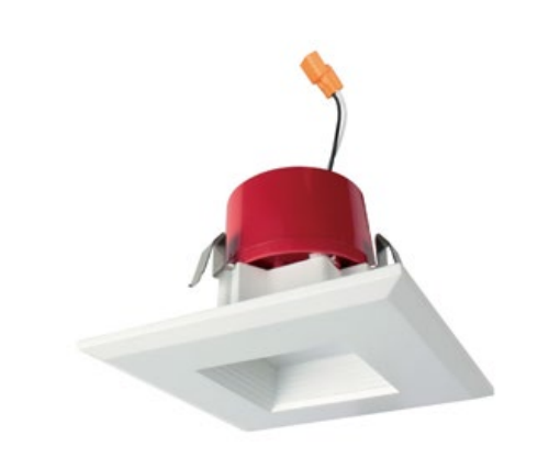 Lighting Spot 26 LSRD-3SQB5CCT-WH 3 Inch LED Square Baffle Reflector Retrofit Downlight