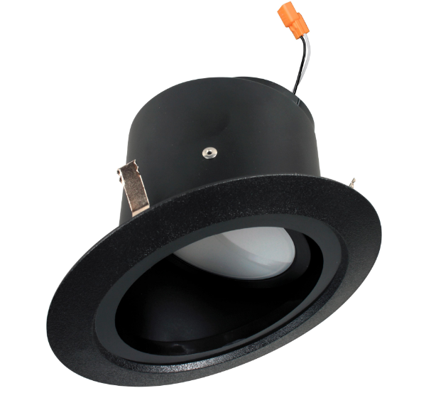 Lighting Spot 26 LSRL-4-SLP5CCTSBL 4" Retrofit - Slope Smooth  Black 5CCT 2700K / 3000K / 3500K / 4000K / 5000K