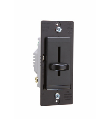 Wattstopper LSSC5BK LS Series Fan Speed Control, Black Finish