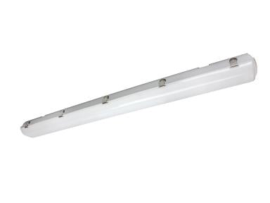 MaxLite LSV4U23WCSCREM LED Vapor Tight 4ft 120-277V Wattage Select (23W, 35W, 48W) And CCT Selectable (3500K, 4000K, 5000K) - Control Ready and Battery Backup