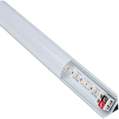 Task Lighting LT2P312V36-09W 31-5/16" 300 Lumens/Ft. 12-Volt Standard Output Angled Linear Fixture, Tunable-White, Fits 36" Wall Cabinet, 605 Lumens/Fixture, 9 Watts, 2700K–5000K
