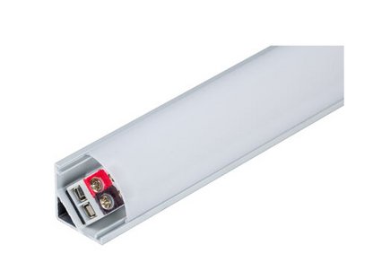 Task Lighting LT6P324V36-15W 32-3/4" 600 Lumens/Ft. 24-Volt Higher Output Angled Linear Fixture, Tunable-White, Fits 36" Wall Cabinet, 1253 Lumens/Fixture, 15 Watts, 2700K–5000K