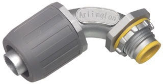 Arlignton LT907A 3/4" 90Deg Lt Connector W/Insulated Throat 25 Pack