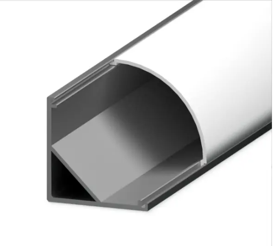 Lutron LU-45T-K Lumaris 96" LED Tape Light Angled Large Mounting Channel Bundle - Surface Mount - Aluminum Channel - Frosted Lens - Accessories Included