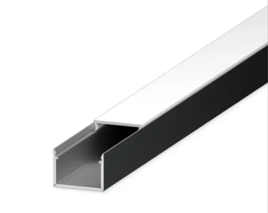 Lutron LU-SR2-K Lumaris 96" LED Tape Light Classic Rectangular Mounting Channel Bundle - Surface Mount - Aluminum Channel - Frosted Lens - Accessories Included