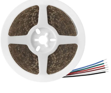 Lutron LU-T05-RT-IN Lumaris RGB + Tunable White LED Tape Light, 16.4FT Reel, RGB + 18K-4K