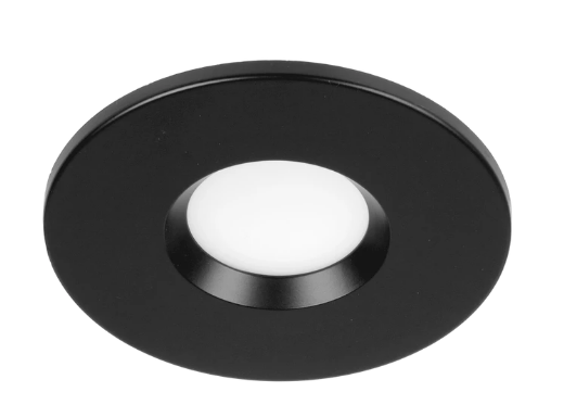 American Lighting LUNRG4-5CCT-BK Lunette 4 inch 5CCT Regressed Surface Mount Downlight, Black Finish