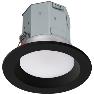 Lutron RRL-CD4BL-TW RadioRA 3 Lumaris 3" Remodeler LED Downlight for 4" Cutouts 800 Lumens Tunable White 90+ CRI Black Trim
