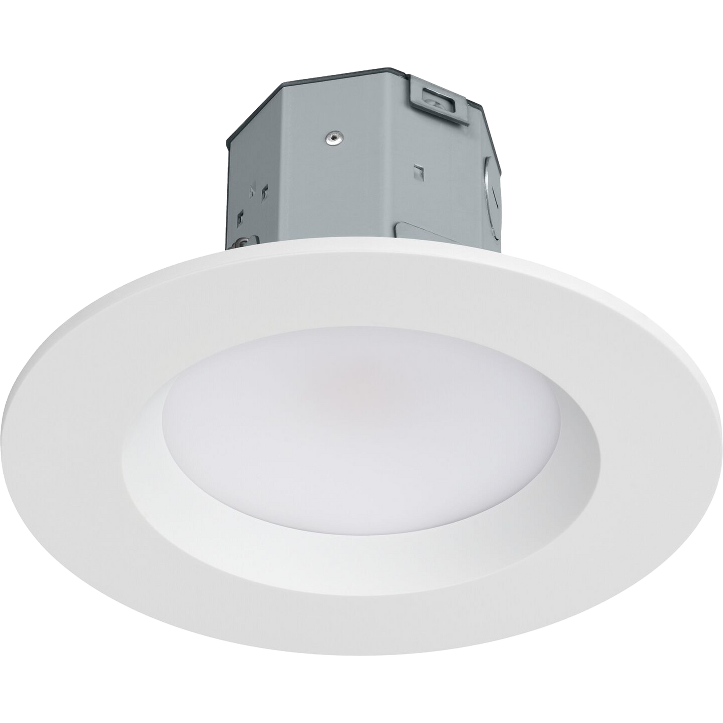 Lutron RRL-CD6WH-TW RadioRA 3 Lumaris 4" Remodeler LED Downlight for 5"-6" Cutouts 800 Lumens Tunable White 90+ CRI White Trim