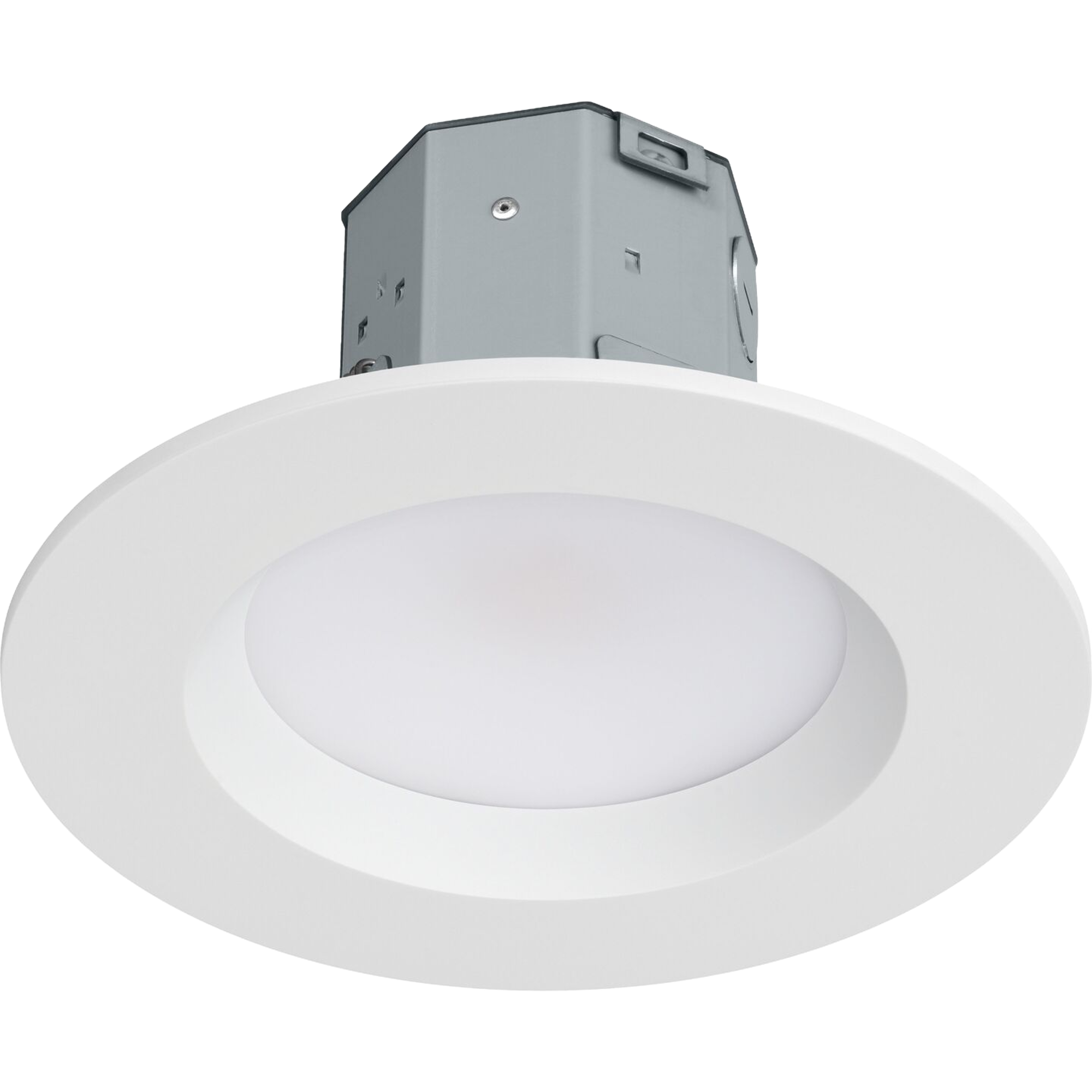 Lutron RRL-CD6WH-TW RadioRA 3 Lumaris 4" Remodeler LED Downlight for 5"-6" Cutouts 800 Lumens Tunable White 90+ CRI White Trim