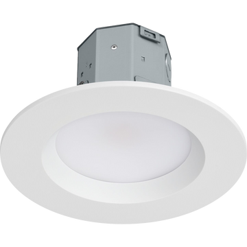 Lutron RRL-CD6WH-TW RadioRA 3 Lumaris 4" Remodeler LED Downlight for 5"-6" Cutouts 800 Lumens Tunable White 90+ CRI White Trim