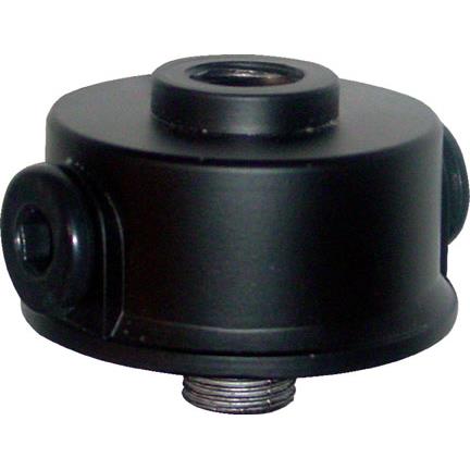Dabmar Lighting LV-3W-B Male/Female X 3 Fitter, Black Finish