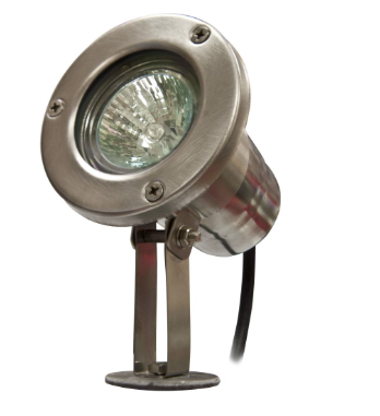 Dabmar Lighting LV10-L4-RGBW-SS304 Stainless 304 Spot Light 12V 2-Pin LED 4W RGBW in Stainless Steel 304 Finish