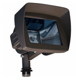 Dabmar Lighting LV105-L3-30K-BZ-HOOD Cast Aluminum Directional Area Flood Light, 2-Pin LED, Color Temperature 3000K Hood, Bronze Finish