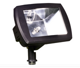 Dabmar Lighting LV105-L3-AMB-B Cast Alum Directional Area Flood Light 12V 2-Pin LED 3W Amber in Black Finish