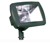 Dabmar Lighting LV105-L3-AMB-G Cast Alum Directional Area Flood Light 12V 2-Pin LED 3W Amber in Green Finish